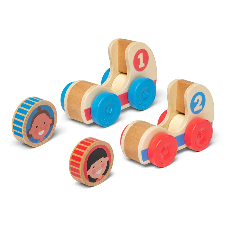 GO Tots Wooden Race Cars Melissa & Doug