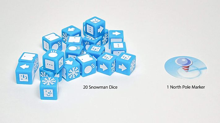 Snowman Dice