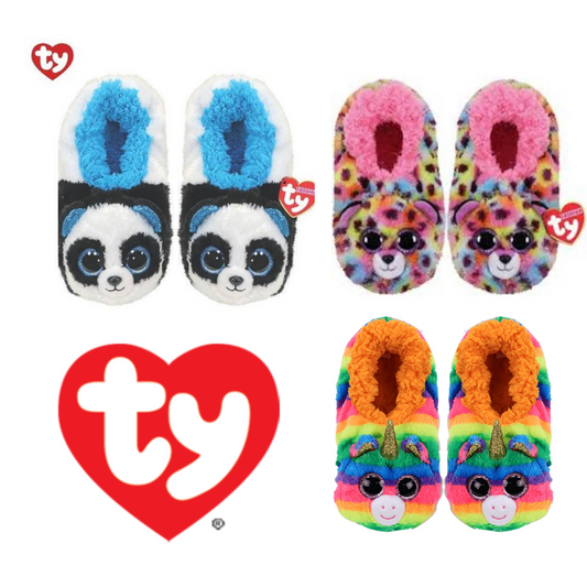 TY Slippers Size M (32-34)