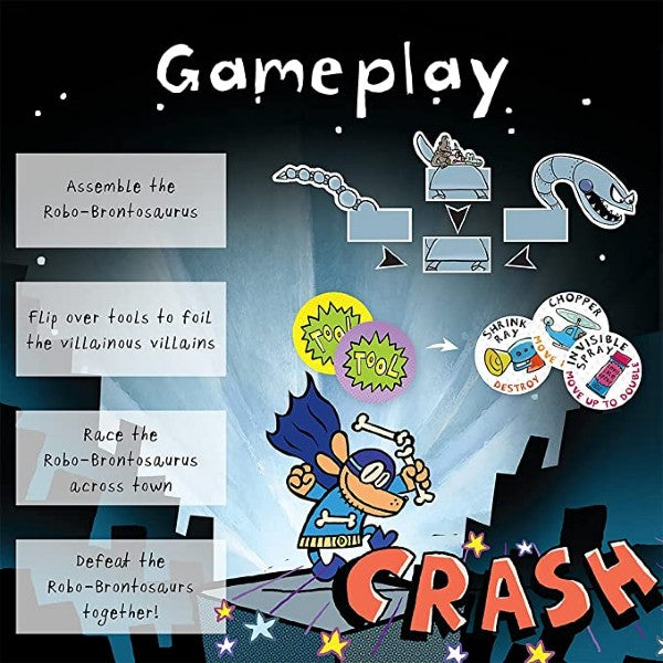 Dog Man Board Game Attack of The Fleas