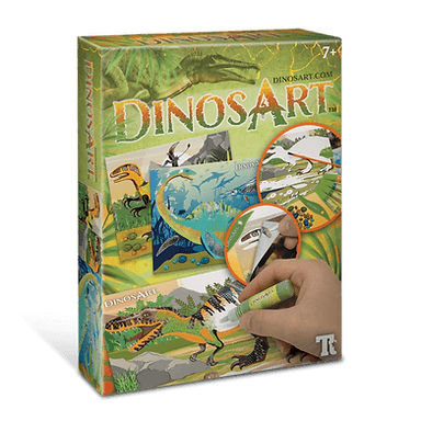Dinosart Sand & Foil Art
