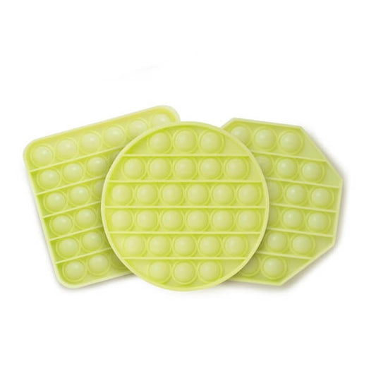 Push Popper Bubble Sensory Fidget Toy Glow in the Dark  (Shapes vary)