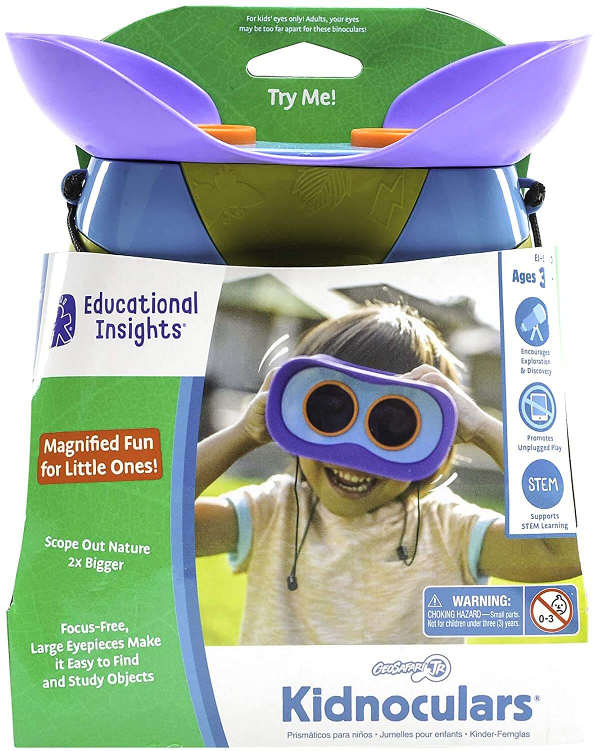 GeoSafari Jr. Kidnocular (Blue Binocular)