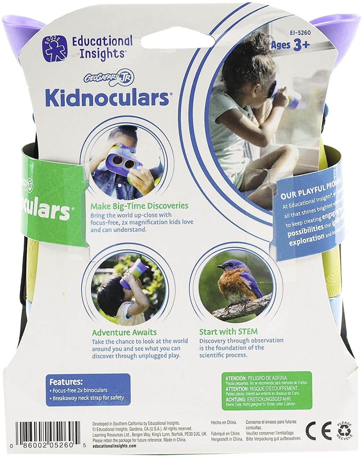 GeoSafari Jr. Kidnocular (Blue Binocular)