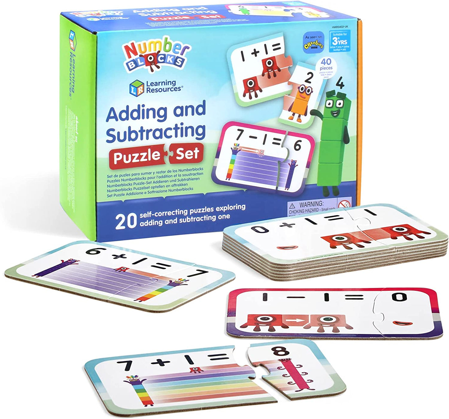 Numberblocks Adding and Subtracting Puzzle Set