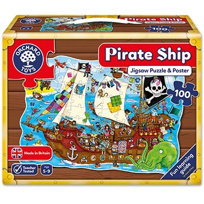 Pirate Ship 100 Piece Jigsaw Puzzle Orchard Toys