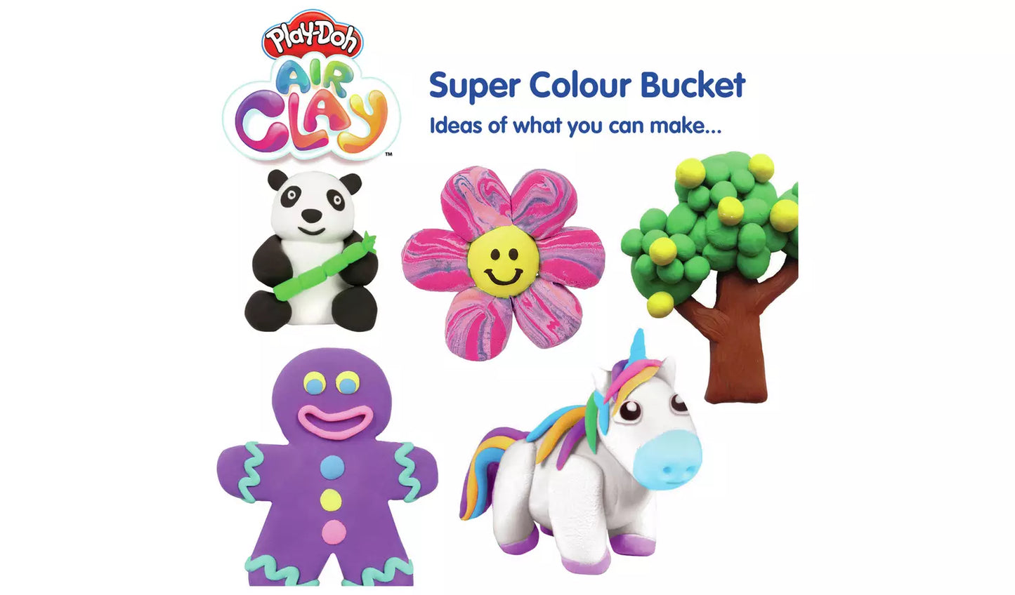 Play Doh Air Clay Super Colour Bucket