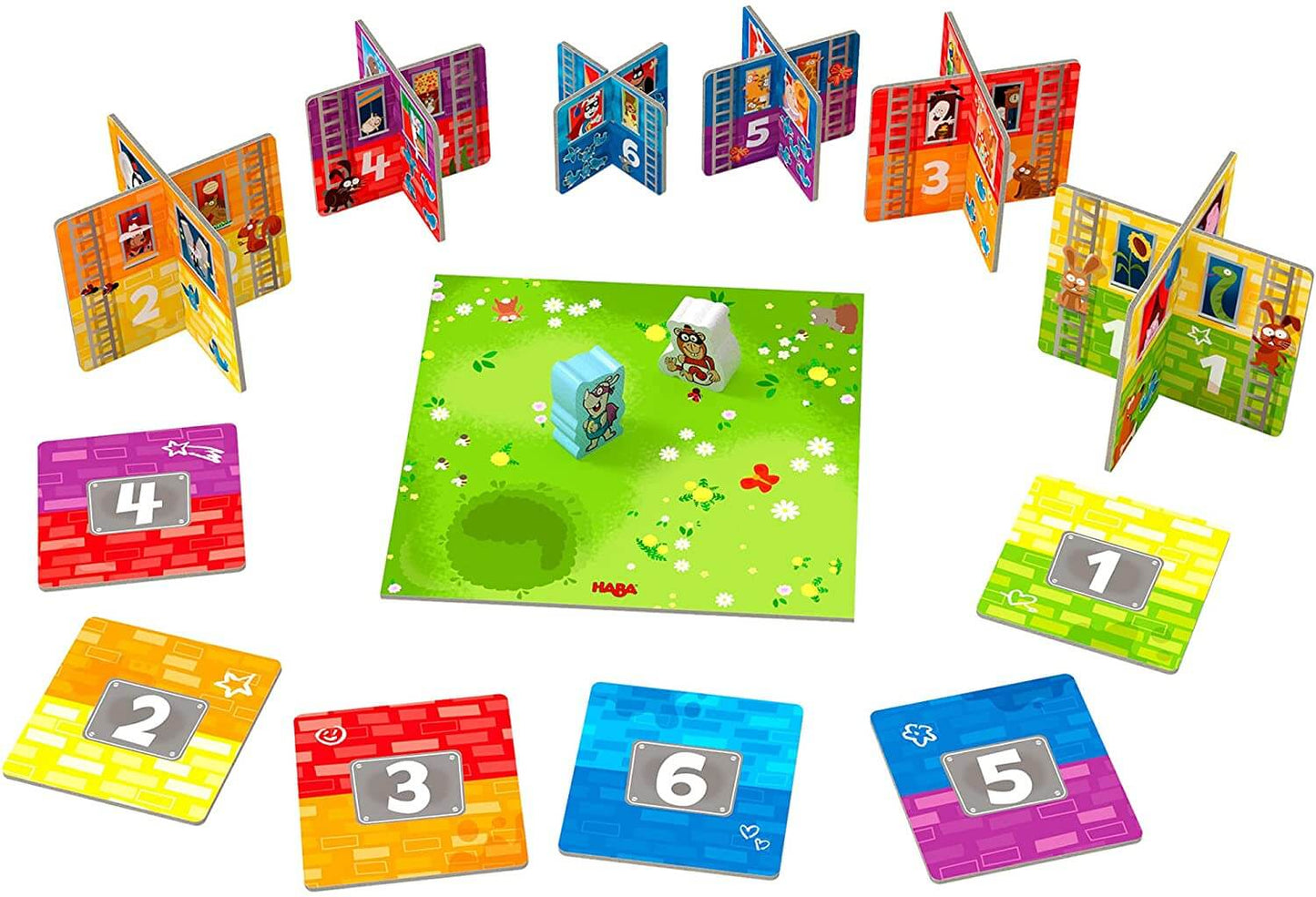 My Very First Games – Rhino Hero Junior - A Cooperative matching and stacking game for ages 2+