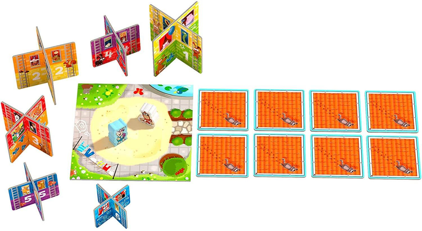 My Very First Games – Rhino Hero Junior - A Cooperative matching and stacking game for ages 2+