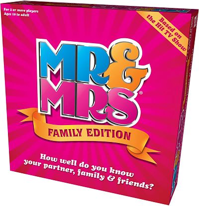 Mr And Mrs Family Edition Board Game