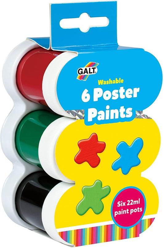 6 Poster Paints – Washable